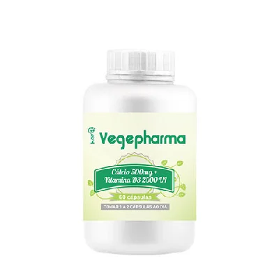 Cálcio 500mg e Vitamina D3 2000 UI